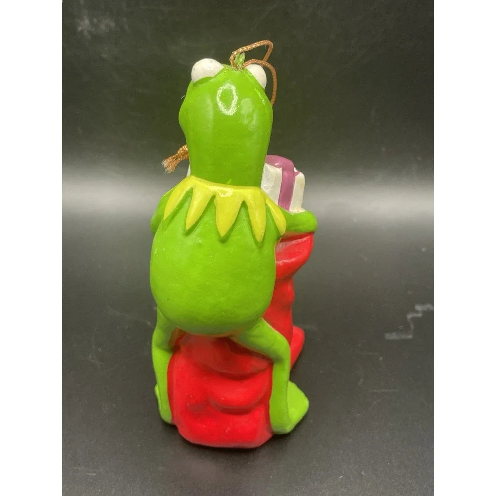 Rare 1981 Muppets Christmas ornament Kermit the Frog 4